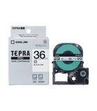  Băng nhãn Tepra SS36K 36mm chữ đen nền trắng 