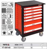  Tủ đựng đồ nghề 7 ngăn Yato YT-09140 