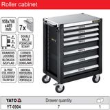  Tủ đựng đồ nghề cao cấp 7 ngăn Yato YT-0904 