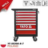  Tủ đựng đồ nghề CAO CẤP 7 ngăn Yato YT-5530S-R-7 