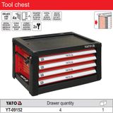  Tủ ngang đựng đồ nghề 4 ngăn Yato YT-09152 