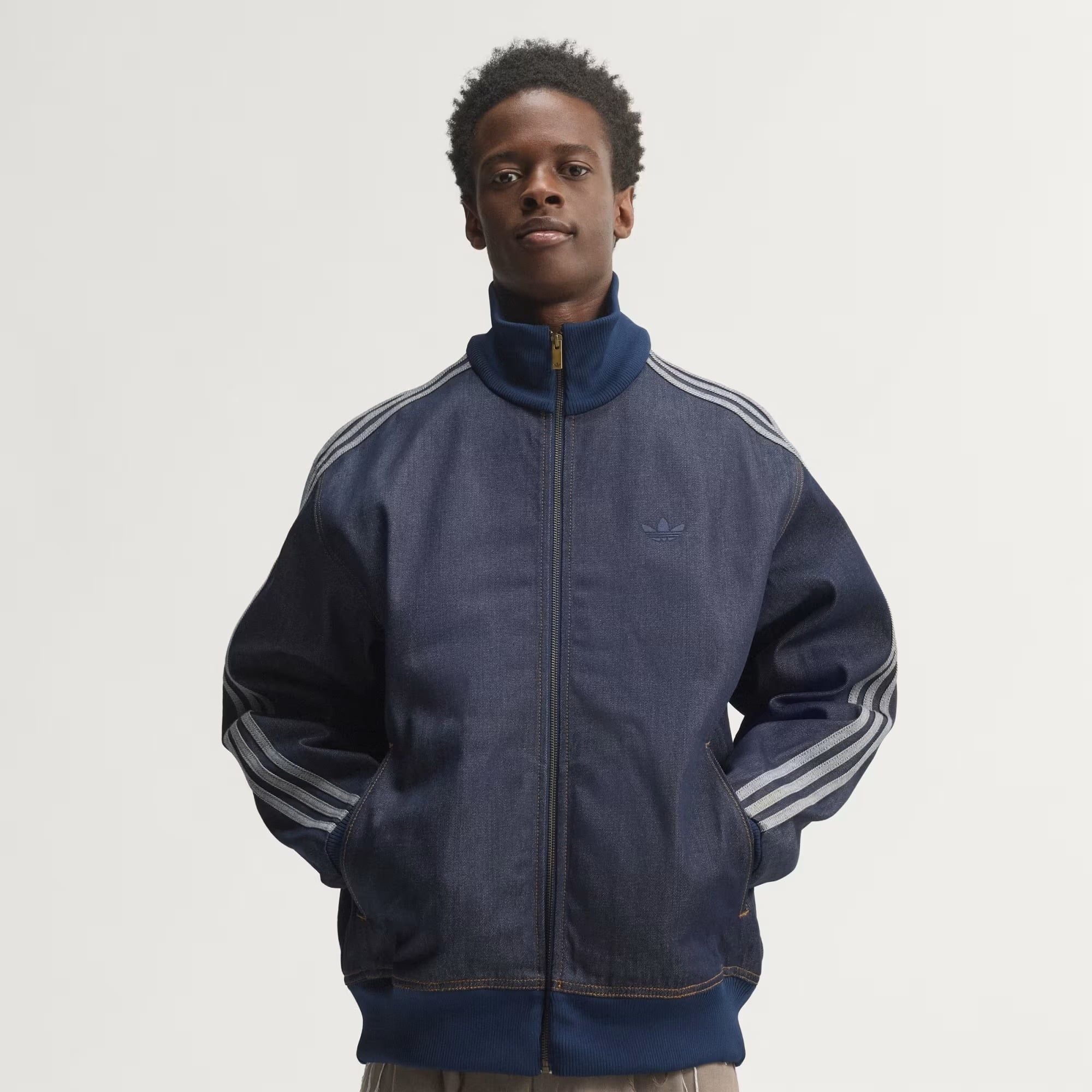  ÁO TRACK TOP NAM ADIDAS FIREBIRD ADICOLOR RAW DENIM - KS4971 