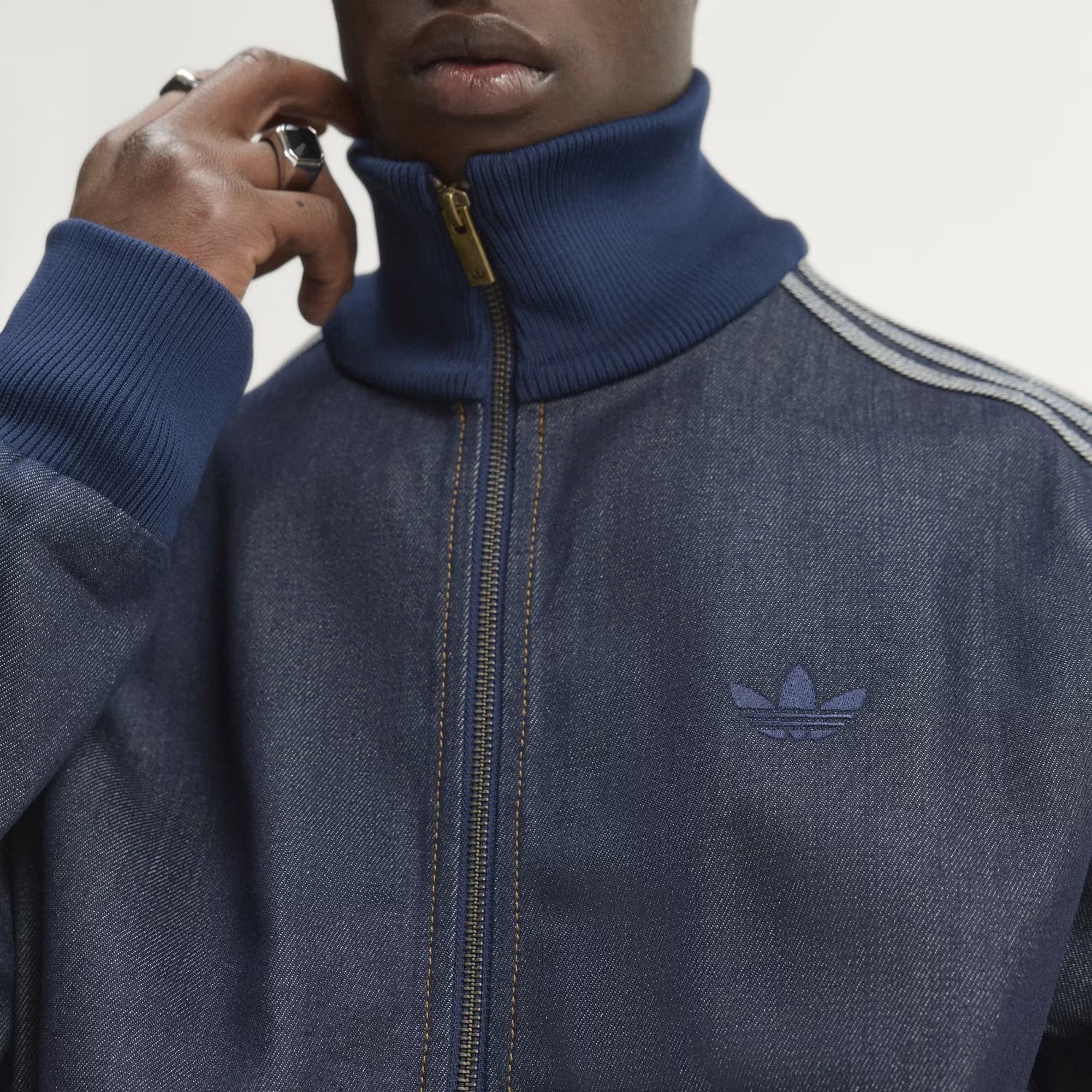  ÁO TRACK TOP NAM ADIDAS FIREBIRD ADICOLOR RAW DENIM - KS4971 