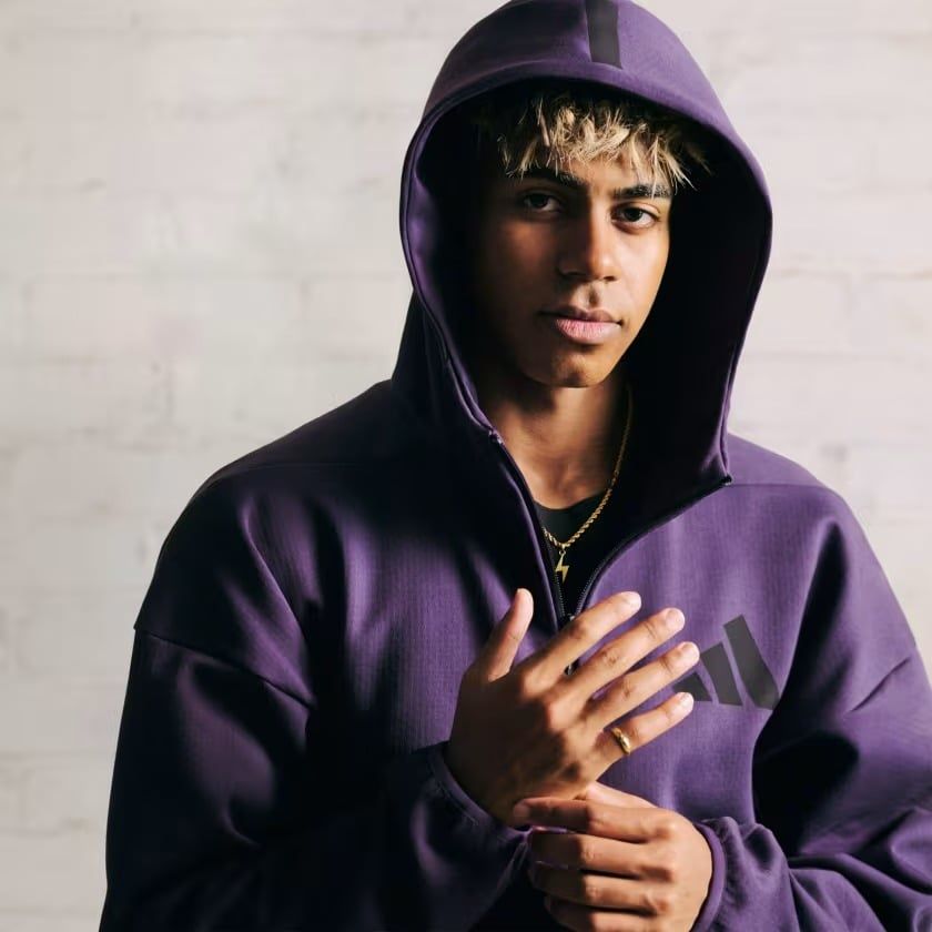  Áo Track Jacket Nam Có Mũ Khóa Kéo Dọc Thân Z.N.E. 