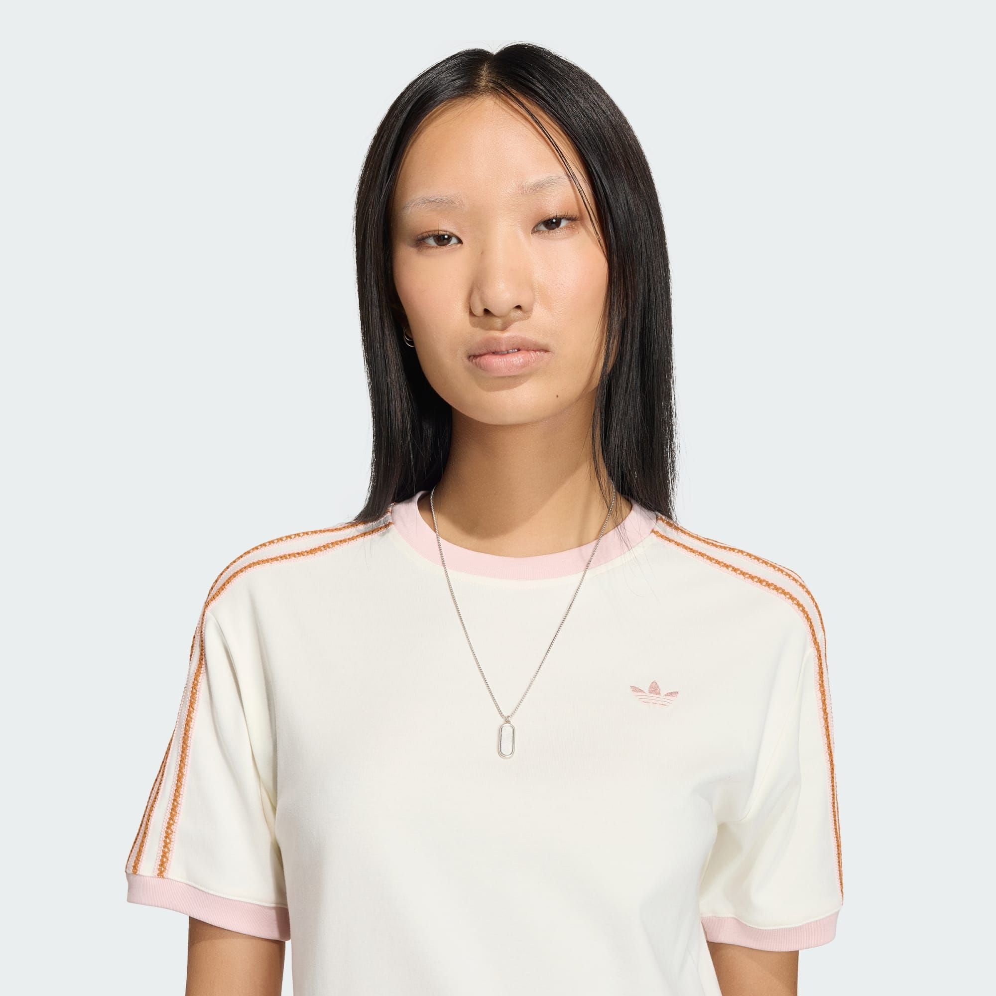  ÁO THUN NỮ ADIDAS ORIGINALS SUMMER GLOW ADVANCED THREE STRIPES 