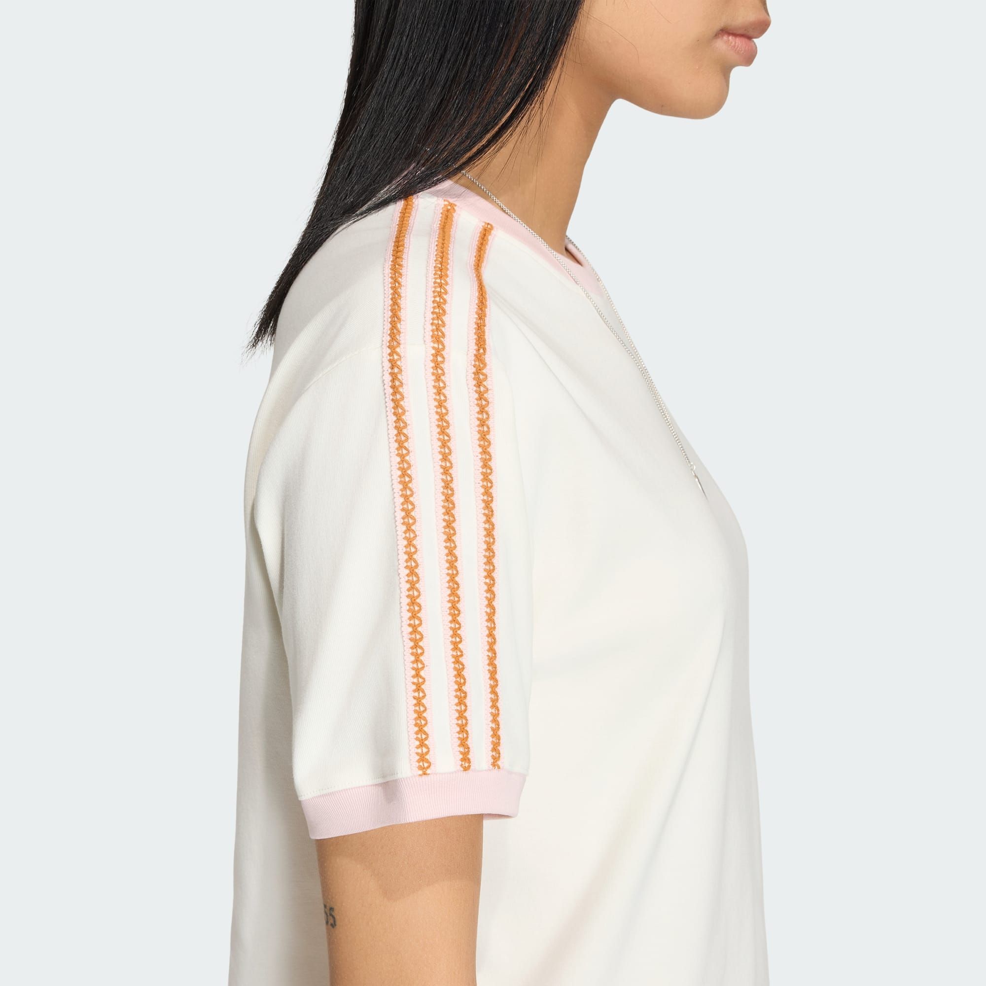  ÁO THUN NỮ ADIDAS ORIGINALS SUMMER GLOW ADVANCED THREE STRIPES 