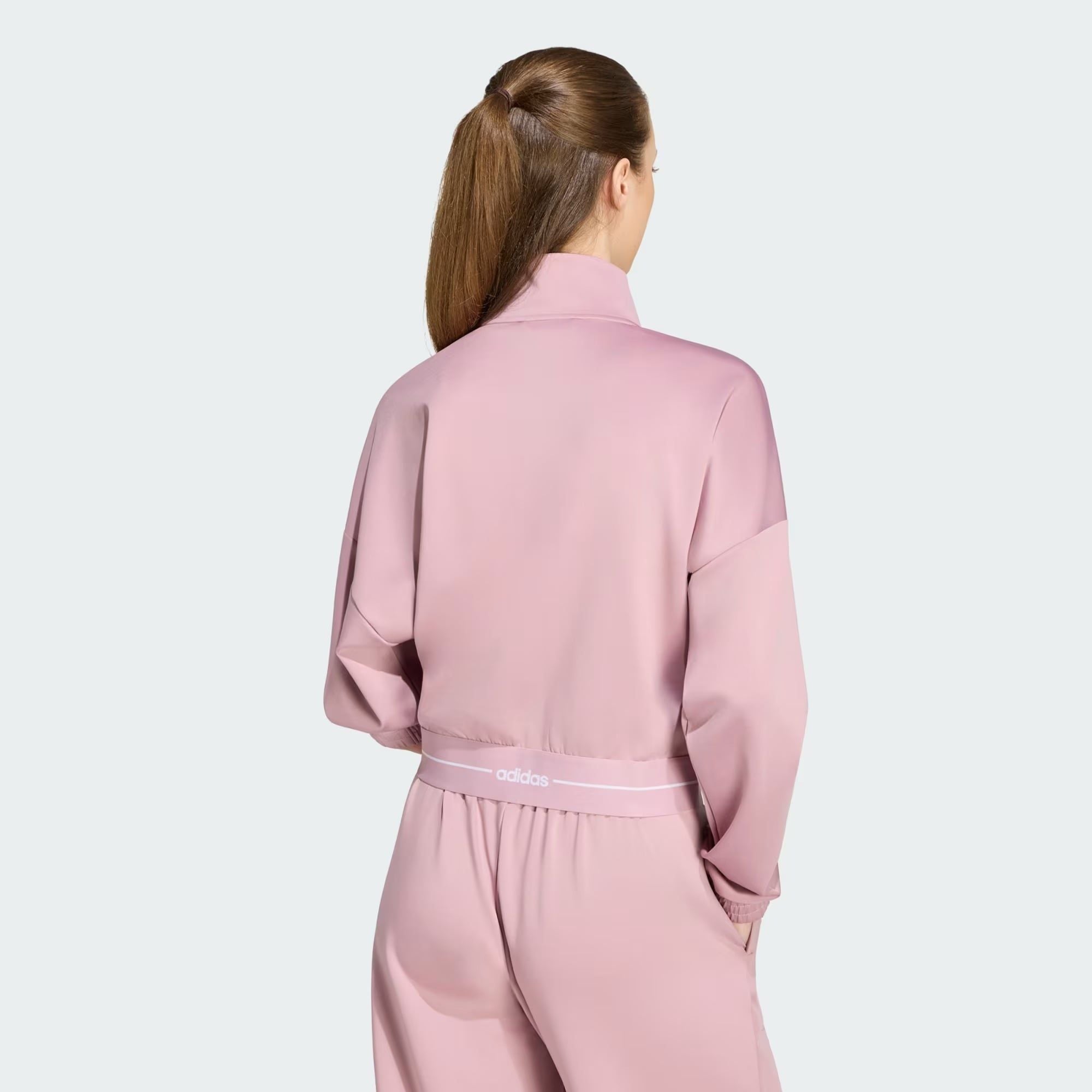  ÁO TRACK TOP NỮ ADIDAS HYPERGLAM CROPPED - KV1691 
