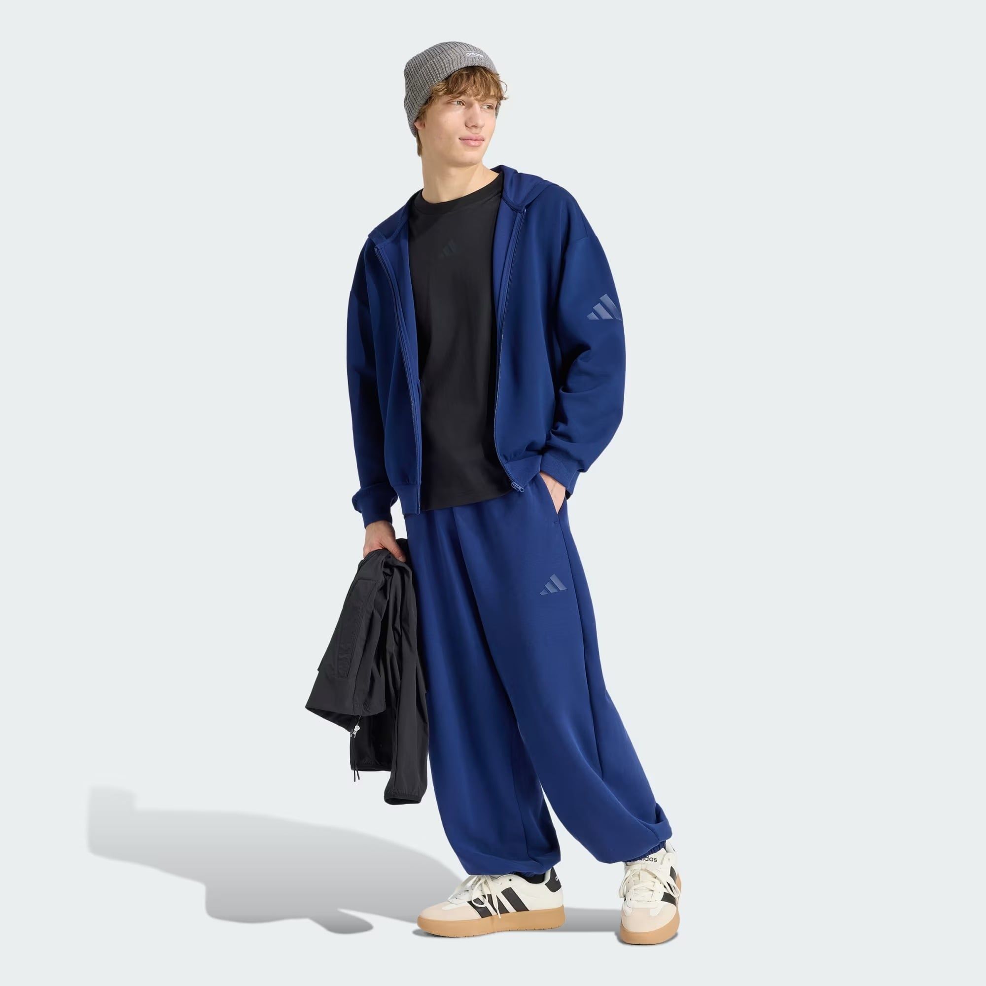  ÁO HOODIE NAM ADIDAS SOFT LUX KHÓA KÉO - KU8002 