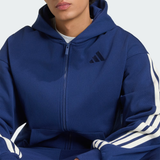  ÁO HOODIE NAM ADIDAS KIT 3 GẠCH KHÓA KÉO DỌC THÂN - KW2392 