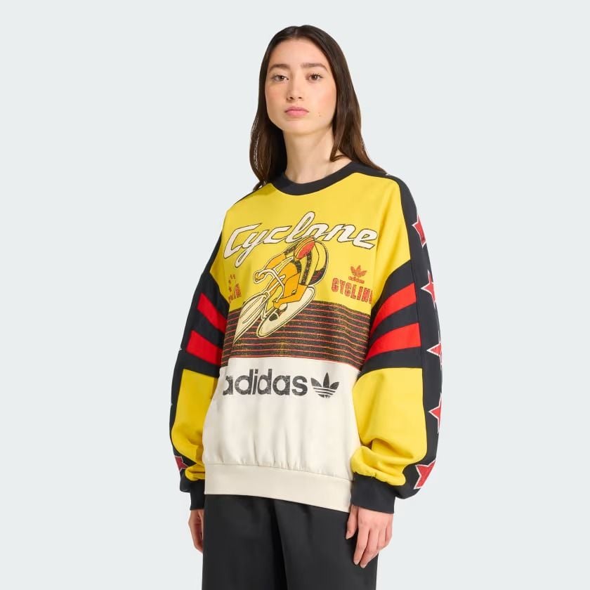  Áo Sweatshirt Nữ Phong Cách Đạp Xe Cổ Điển 