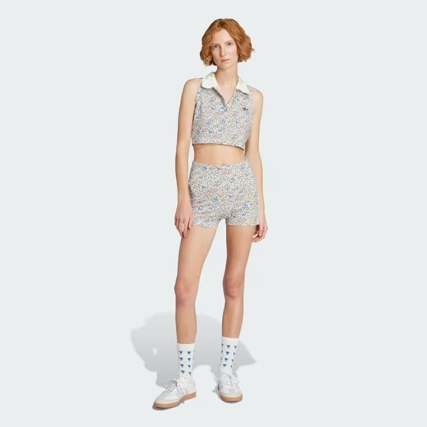 Áo Polo Nữ Lửng Không Tay adidas Originals x Liberty London