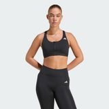  Áo Bra Nữ Tập Luyện Nâng Đỡ Vừa Optime Essentials Có Khóa Kéo Trước 