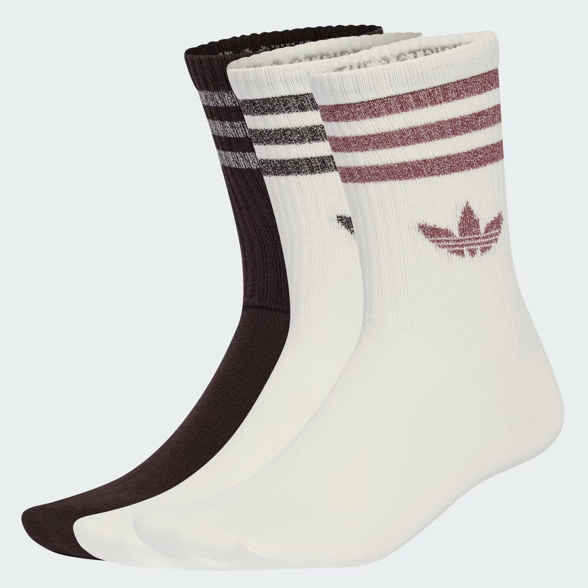  SET TẤT CAO CỔ UNISEX ADIDAS 3S GLITTER - KR4214 