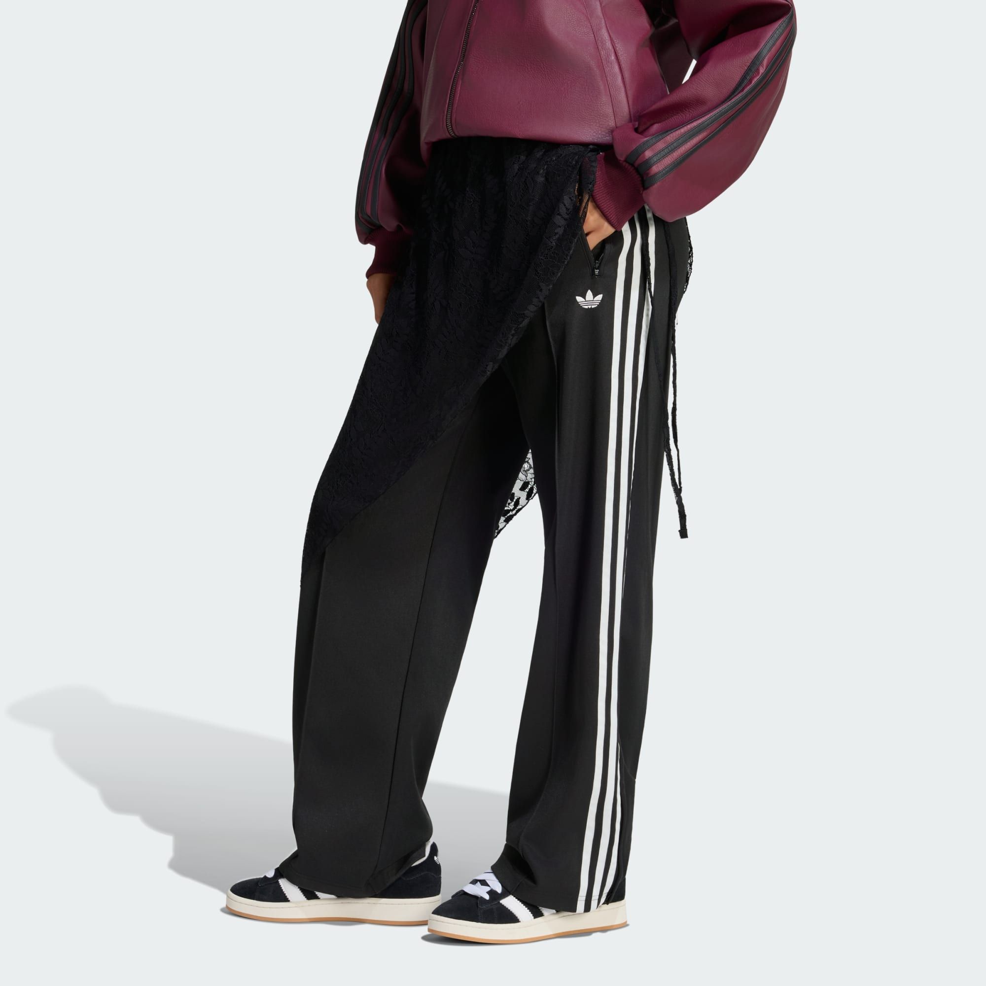 QUẦN TRACK PANT NỮ ADIDAS KẾT HỢP CHÂN VÁY REN FIREBIRD - LG4271 
