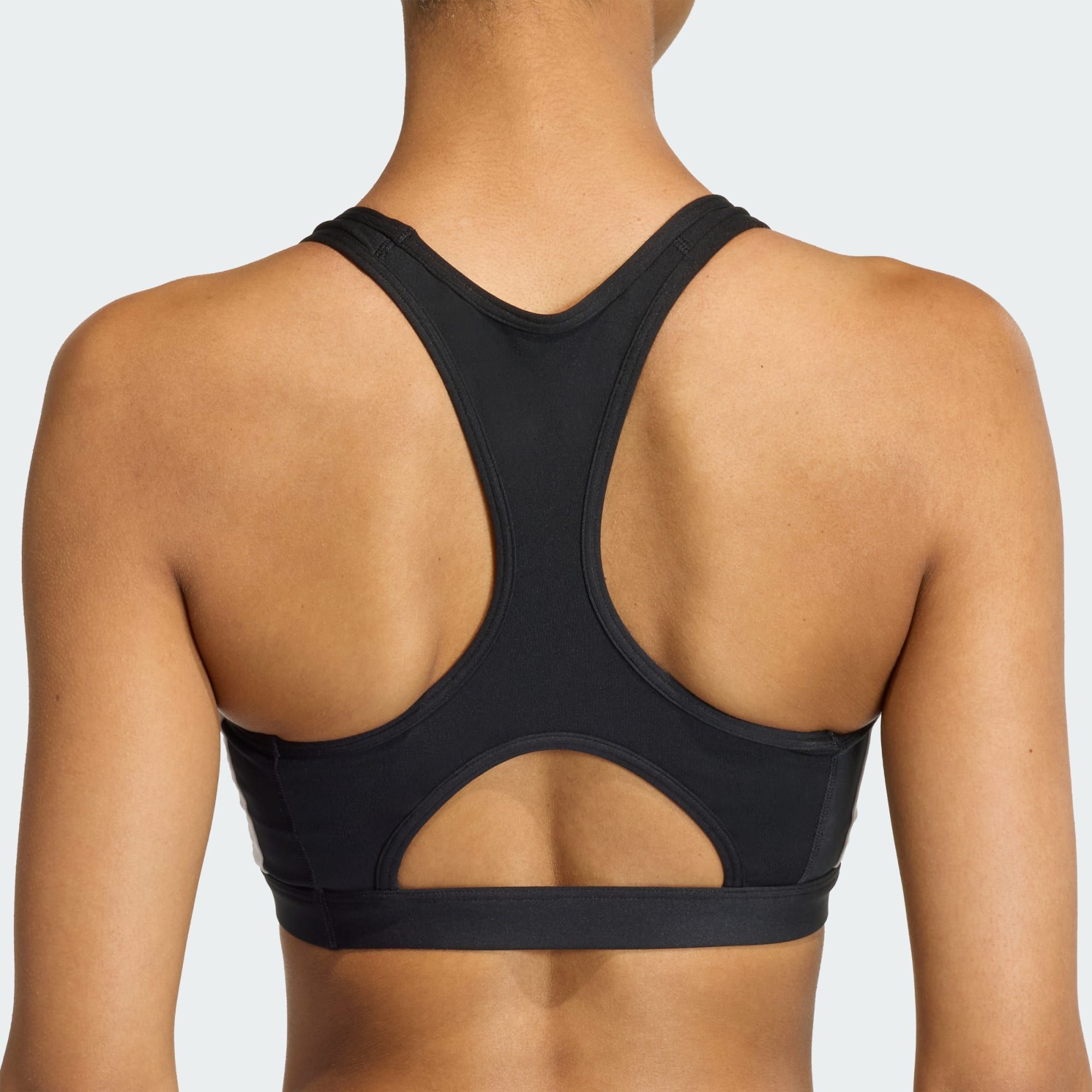  ÁO BRA NỮ ADIDAS NÂNG ĐỠ VỪA 3 GẠCH OPTIME ESSENTIALS - KB4383 