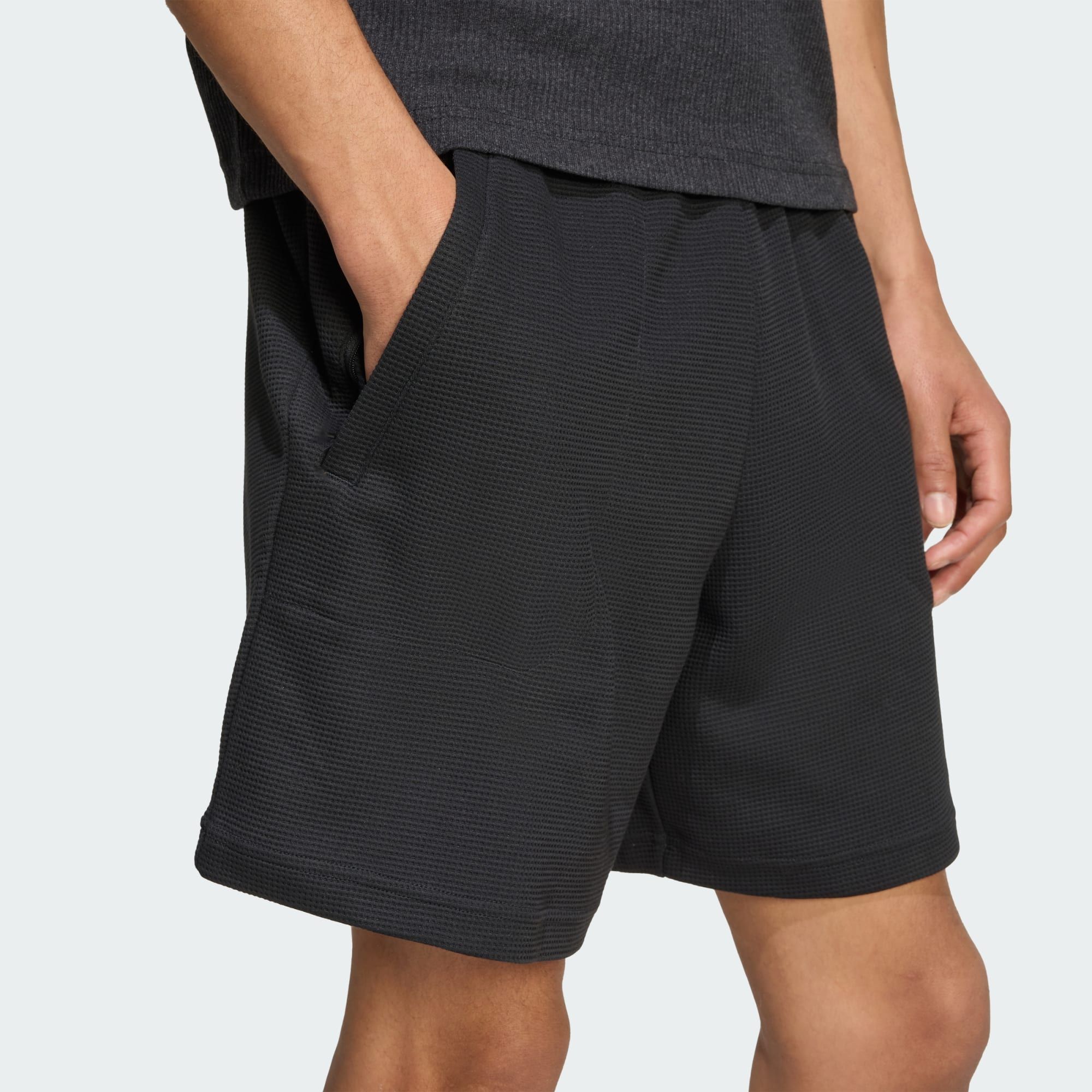  Quần Short Nam Waffle Ba Lá Essentials 