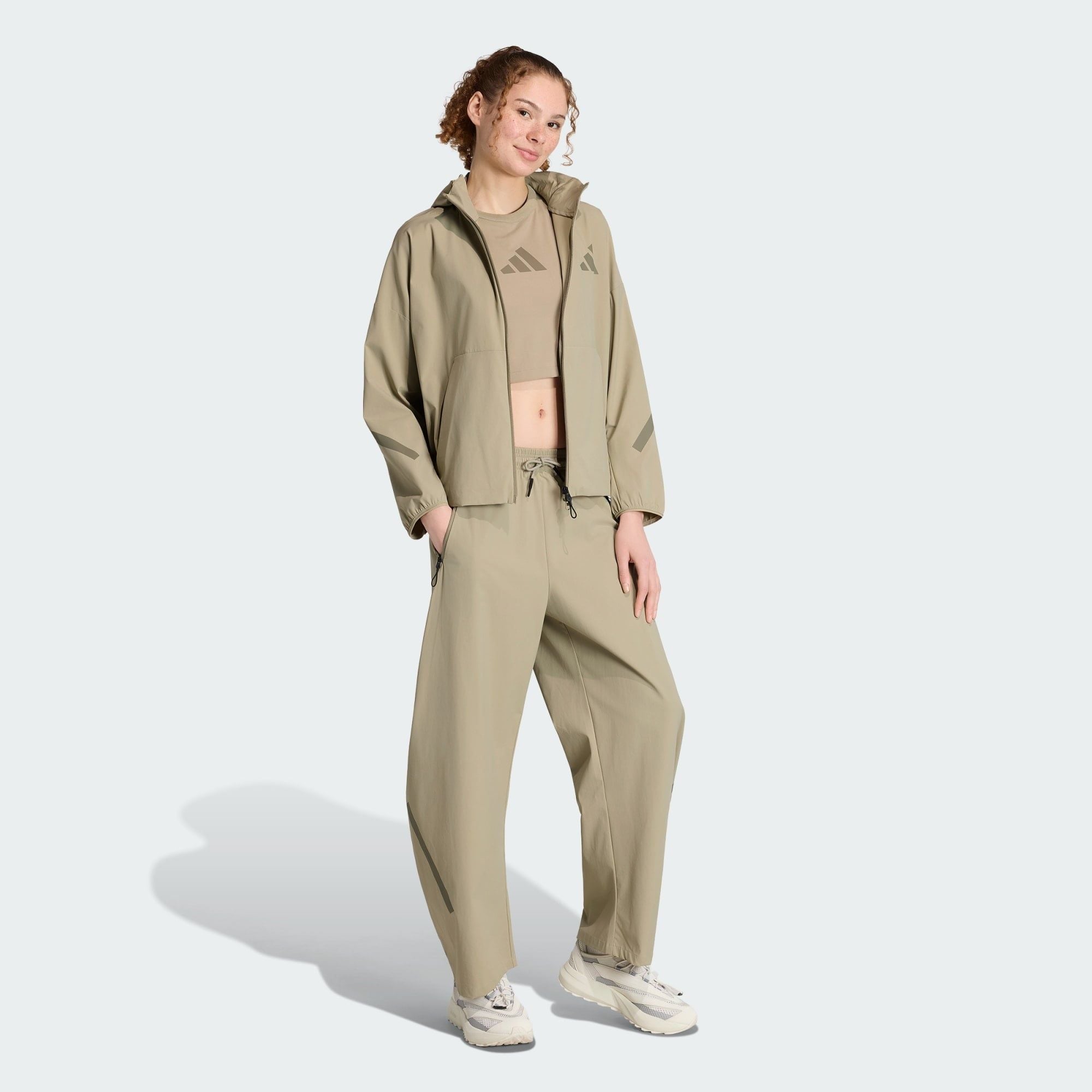  ÁO TRACK TOP NỮ ADIDAS DỆT Z.N.E. - KD8476 