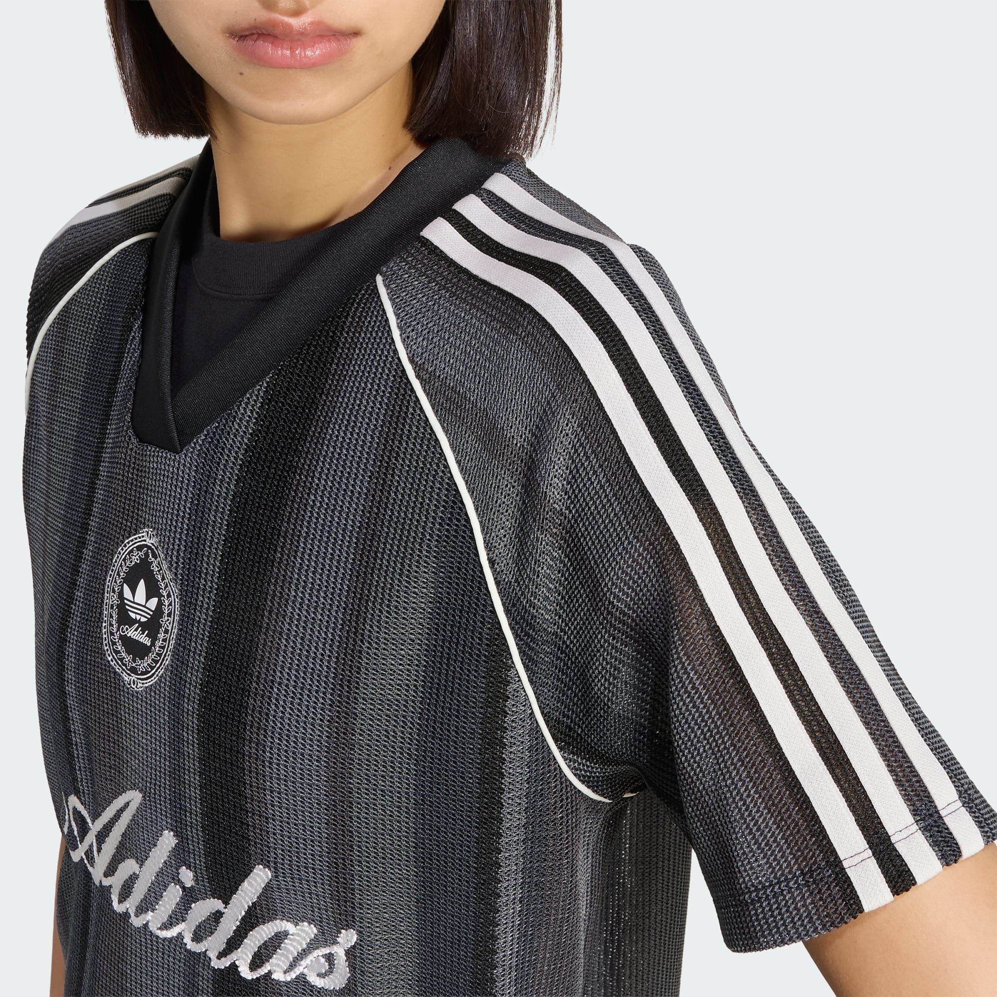  ÁO ĐẤU NỮ DỆT KIM OVERSIZE ADIDAS ORIGINALS SUMMER GLOW 