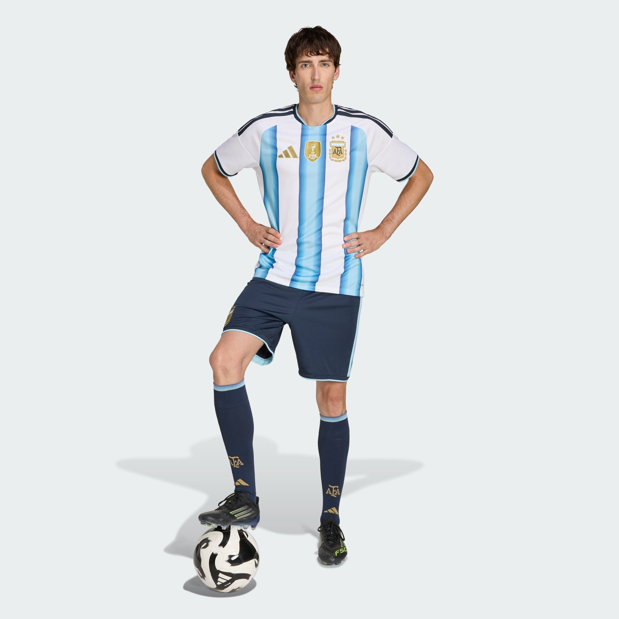  Quần Short Nam Thi Đấu Sân Nhà Argentina 26 Phiên Bản Replica 