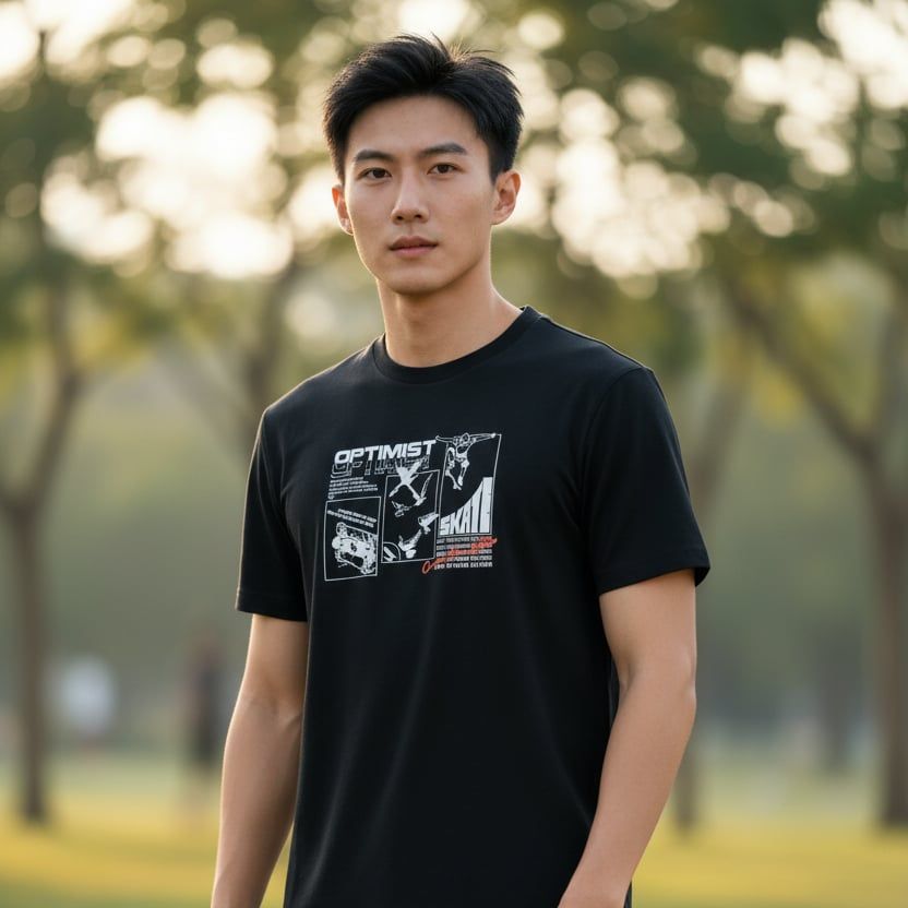  Áo T-shirt 361º Nam W552619104-5C 