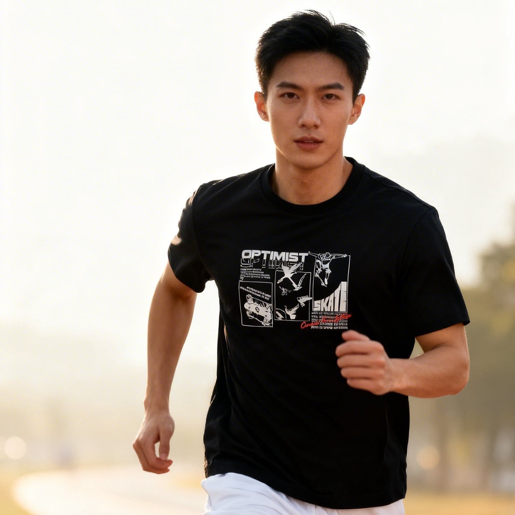  Áo T-shirt 361º Nam W552619104-5C 