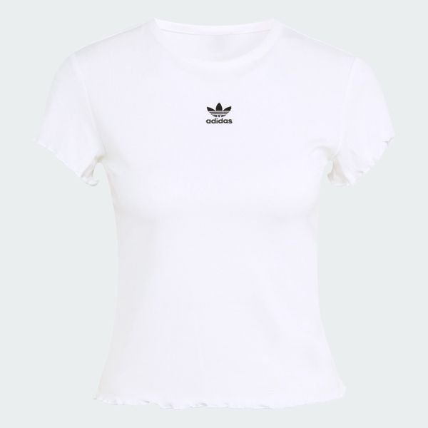  ÁO THUN NỮ BABY TEE ESSENTIALS SCALLOPED EDGE 