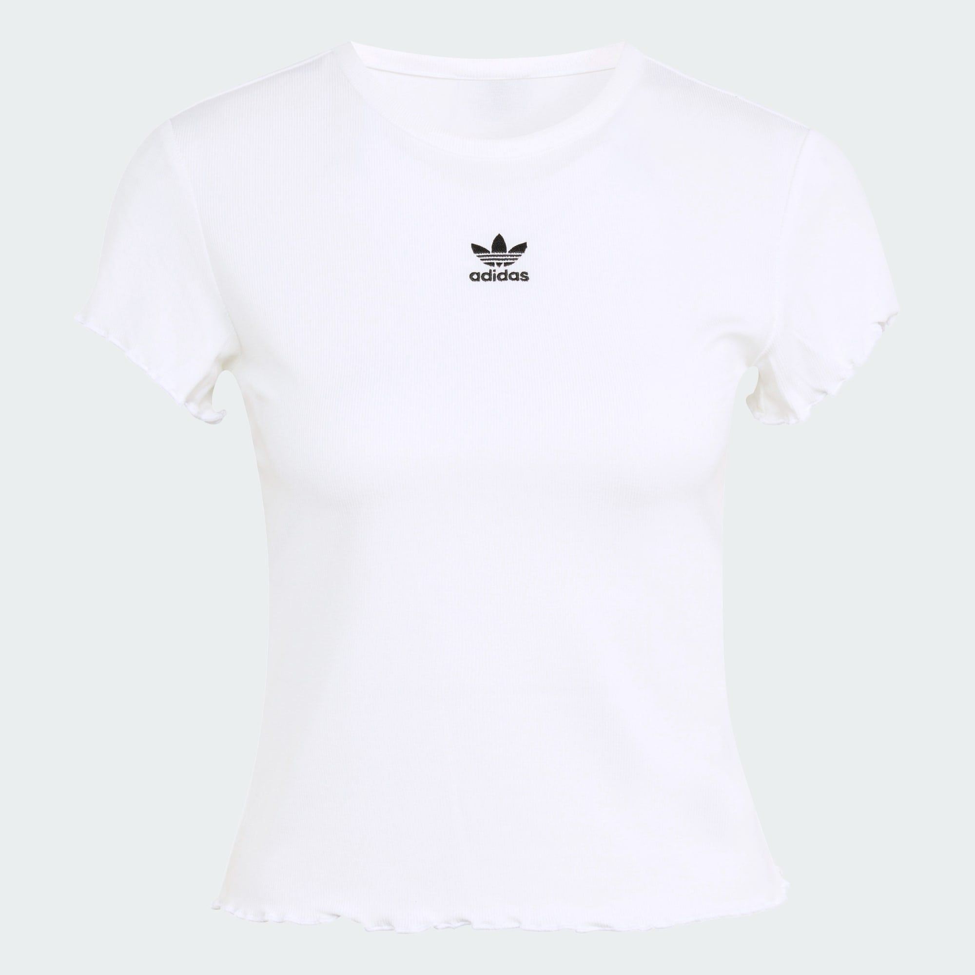  ÁO THUN NỮ BABY TEE ESSENTIALS SCALLOPED EDGE 