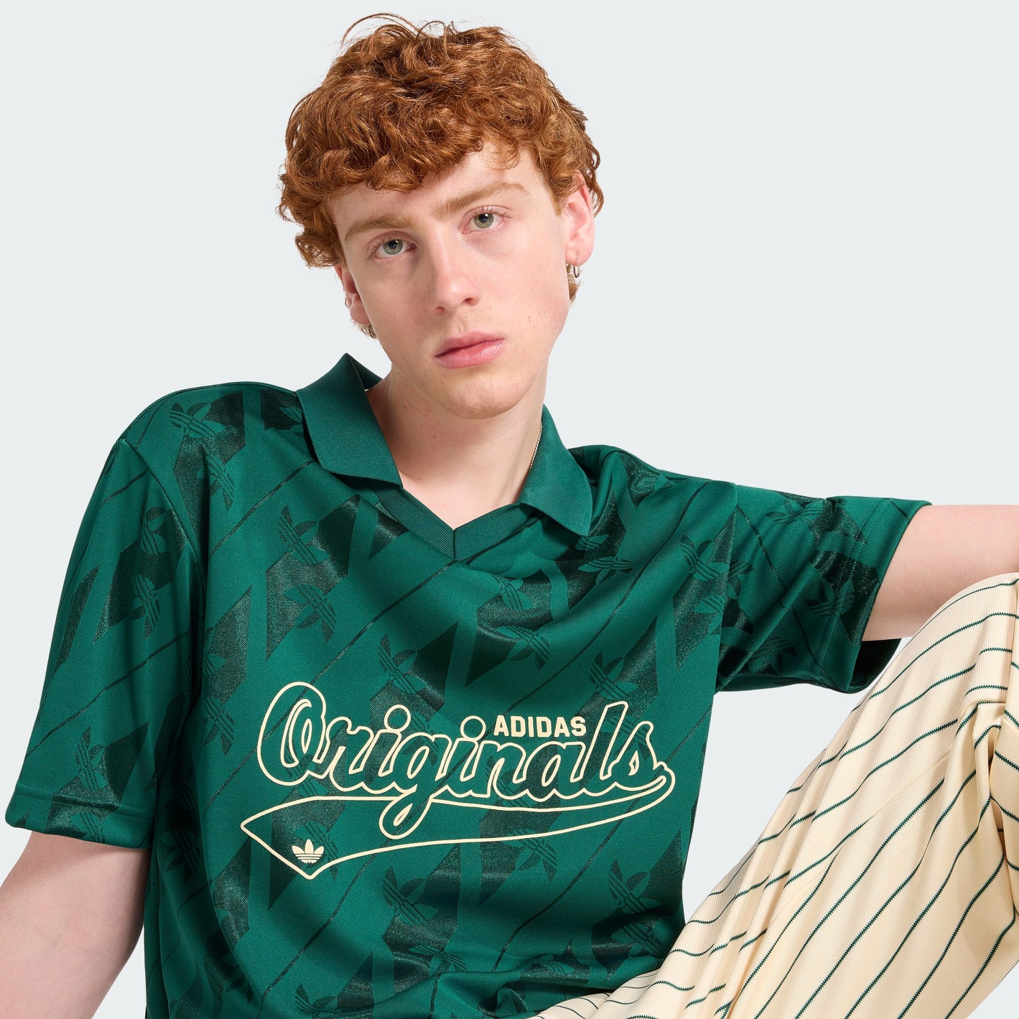  ÁO ĐẤU NAM ADIDAS BÓNG ĐÁ JACQUARD ORIGINALS - KT4286 