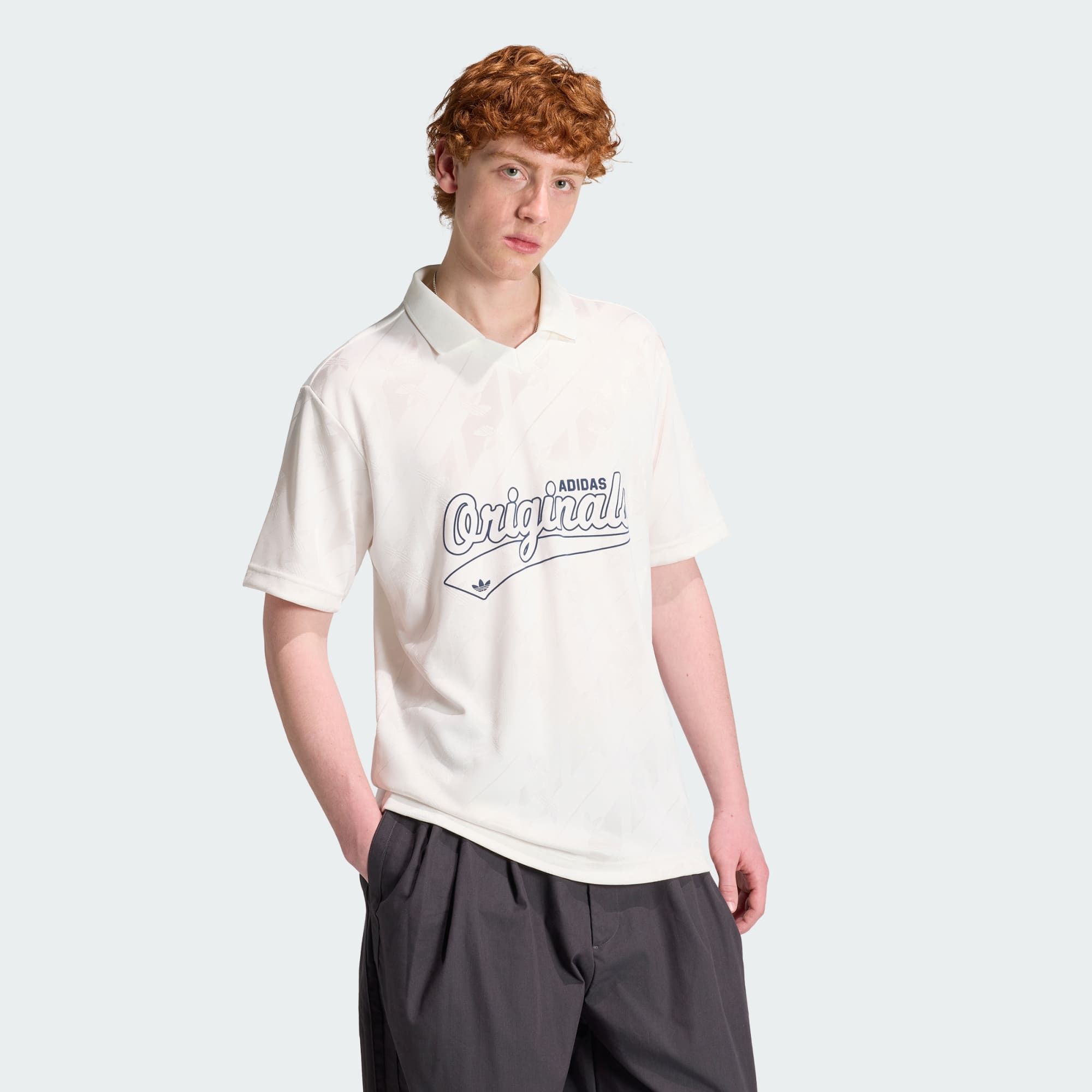  ÁO ĐẤU NAM ADIDAS BÓNG ĐÁ JACQUARD ORIGINALS - KR7221 