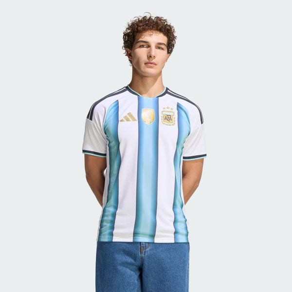  Áo Thun Nam Đấu Sân Nhà Argentina 26 Phiên Bản Replica 