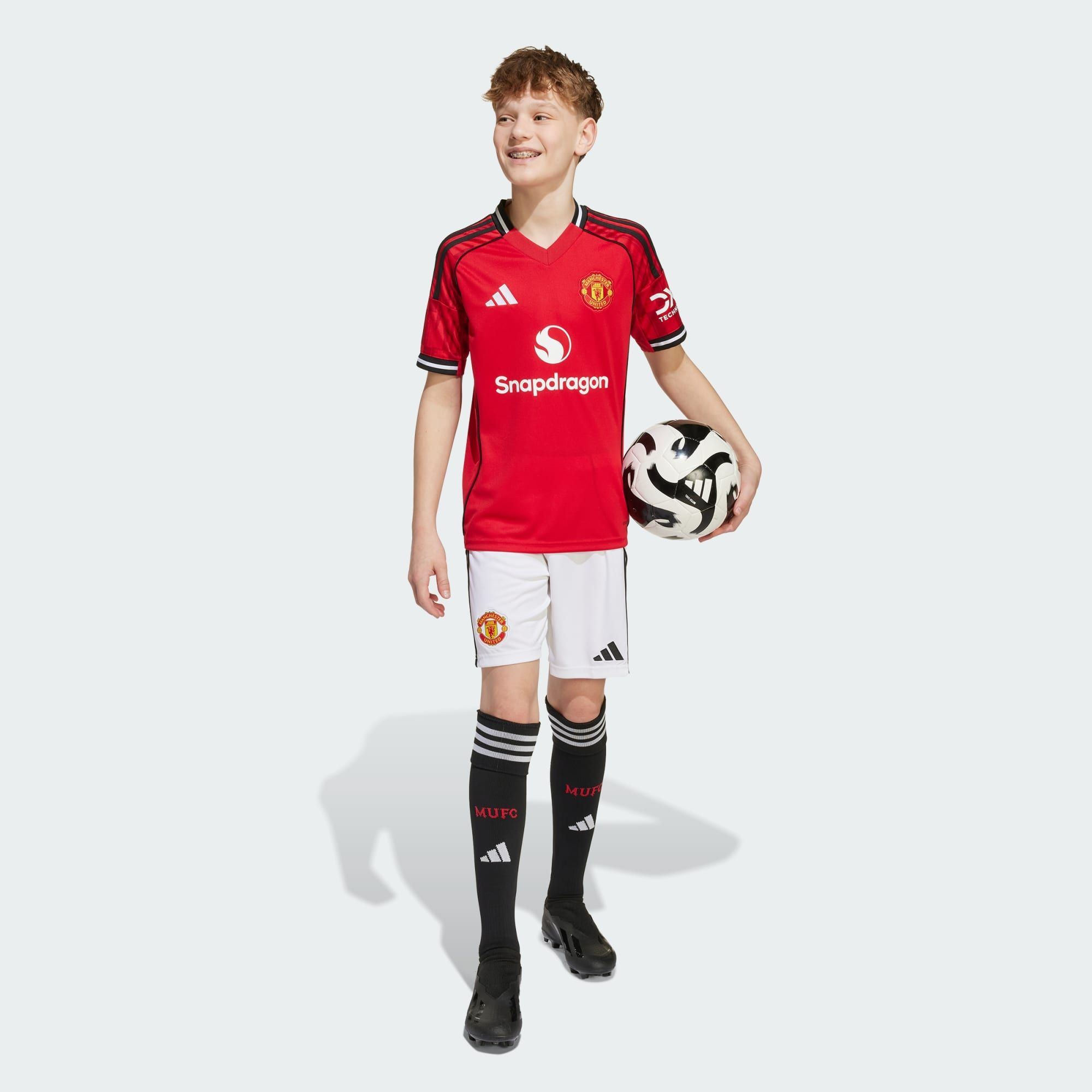  Áo Thun Trẻ Em Adidas Sân Nhà Manchester United 25/26 - JP3013 