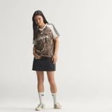  ÁO ĐẤU NỮ ADIDAS SATIN HOẠ TIẾT DA RẮN - KX1897 