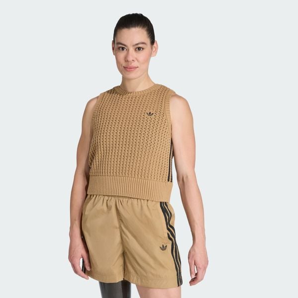  Áo Gile Nữ Dệt Kim Adicolor 