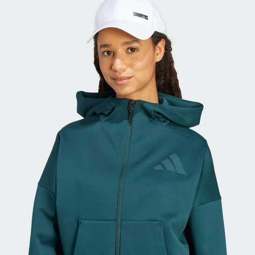  Áo Hoodie Nữ Khóa Kéo Dọc Thân adidas Z.N.E. 