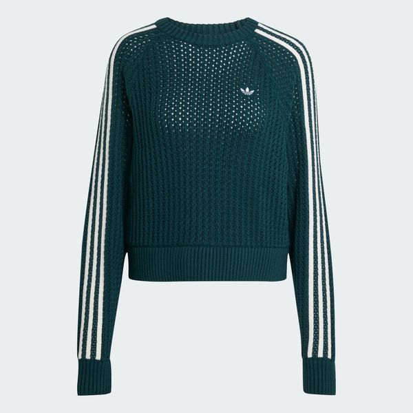  Áo Sweatshirt Nữ Cổ Tròn Dệt Kim Adicolor 