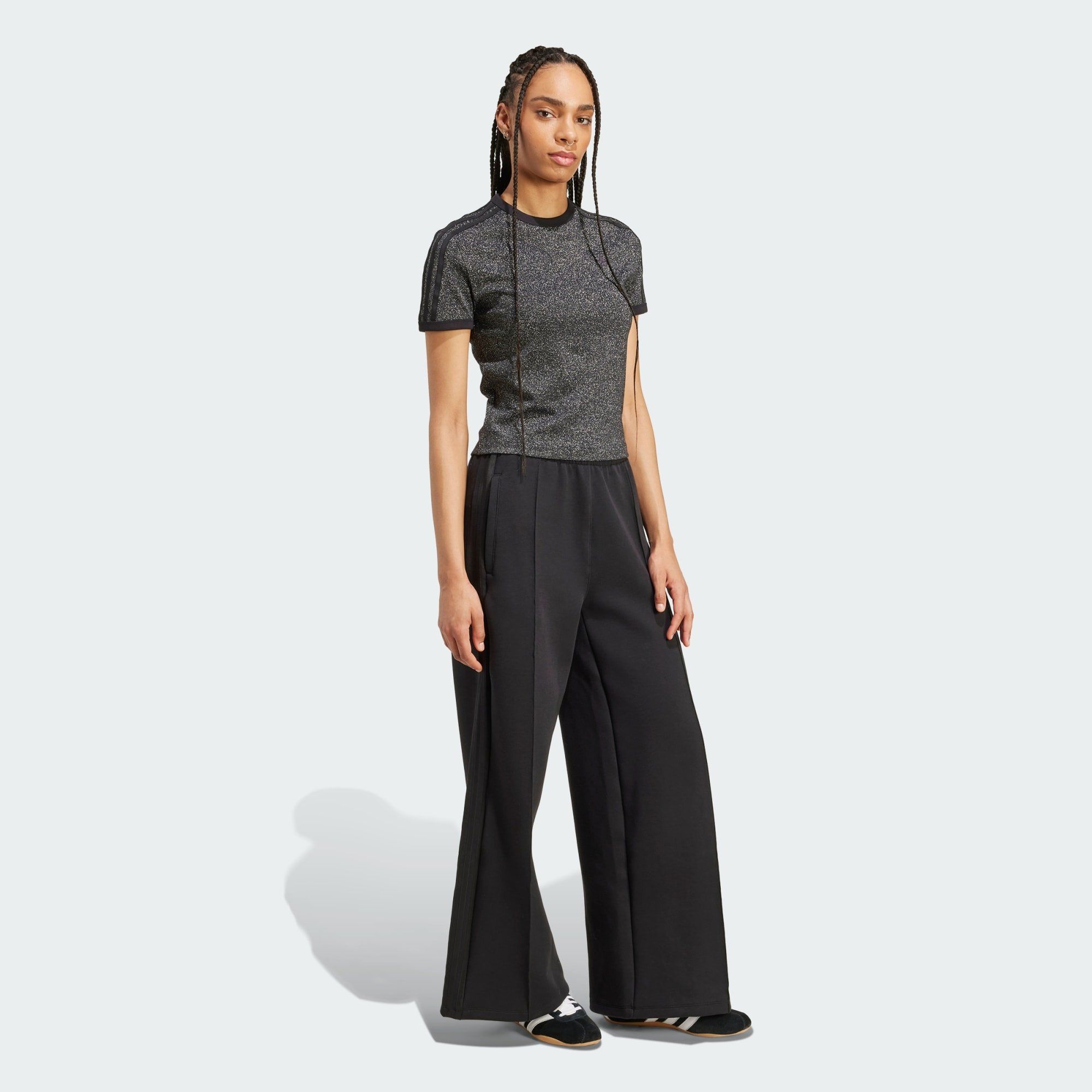  Áo Thun Nữ Ánh Kim Adicolor Phong Cách California 