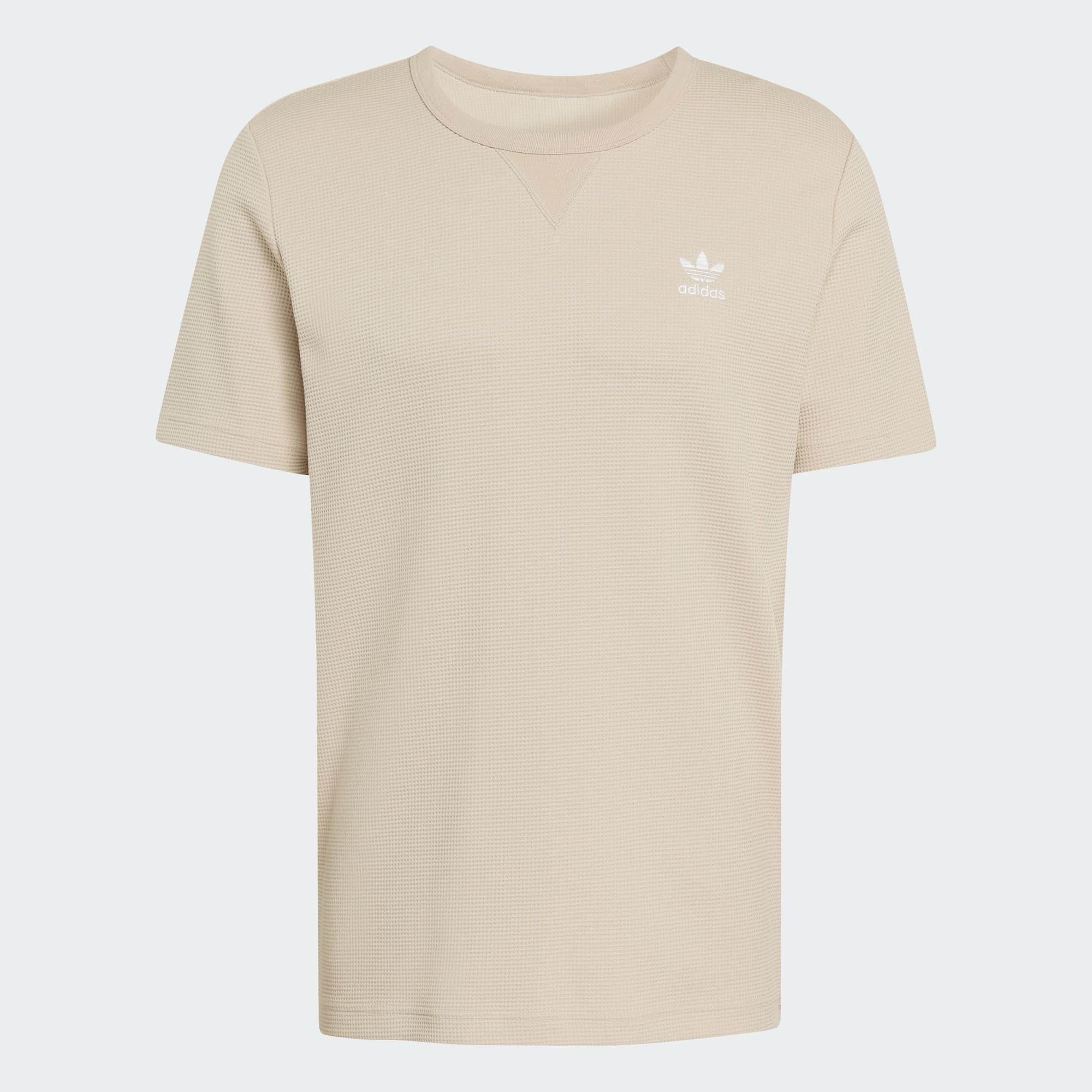  Áo thun Nam dệt waffle Trefoil Essentials 