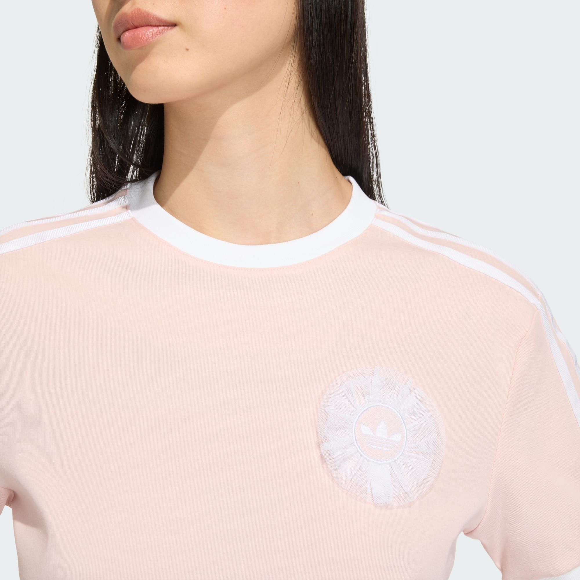  ÁO THUN NỮ NGẮN TAY ADIDAS ORIGINALS LACE BRANDING 