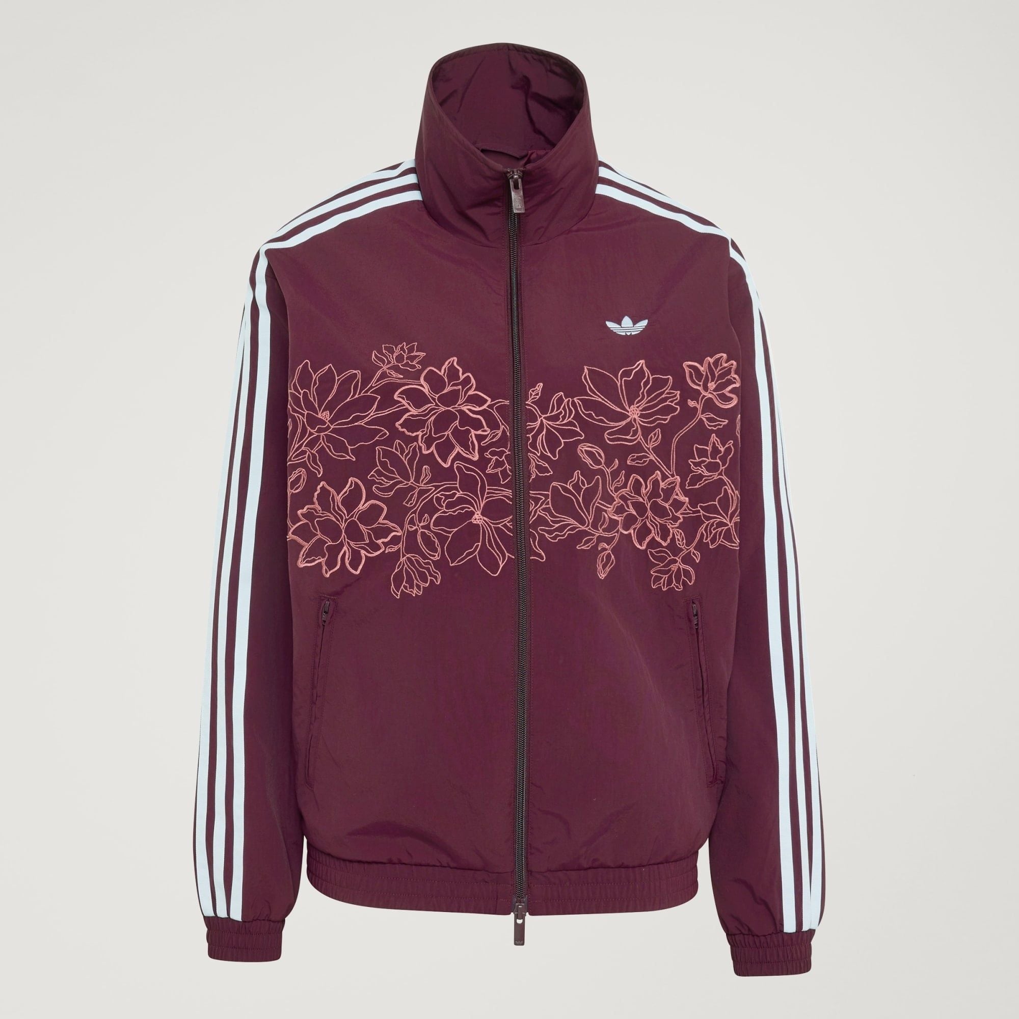  ÁO TRACK JACKET NỮ ADIDAS DÁNG RỘNG FIREBIRD GFX HOA - KX1875 