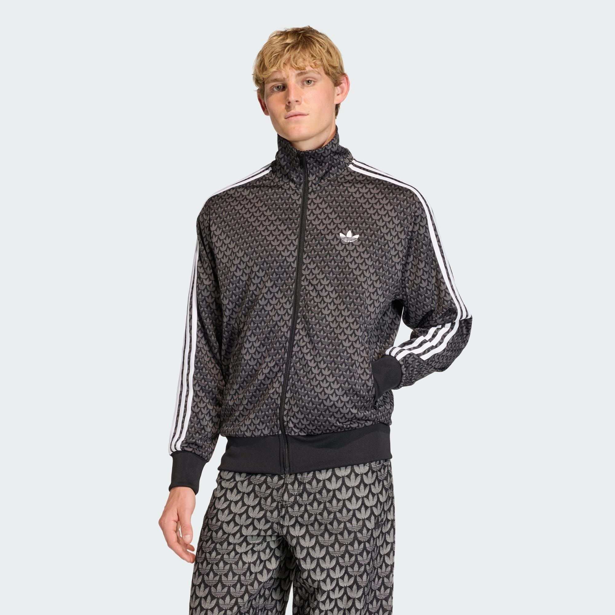  ÁO TRACK TOP NAM MONOGRAM DÁNG RỘNG FIREBIRD 