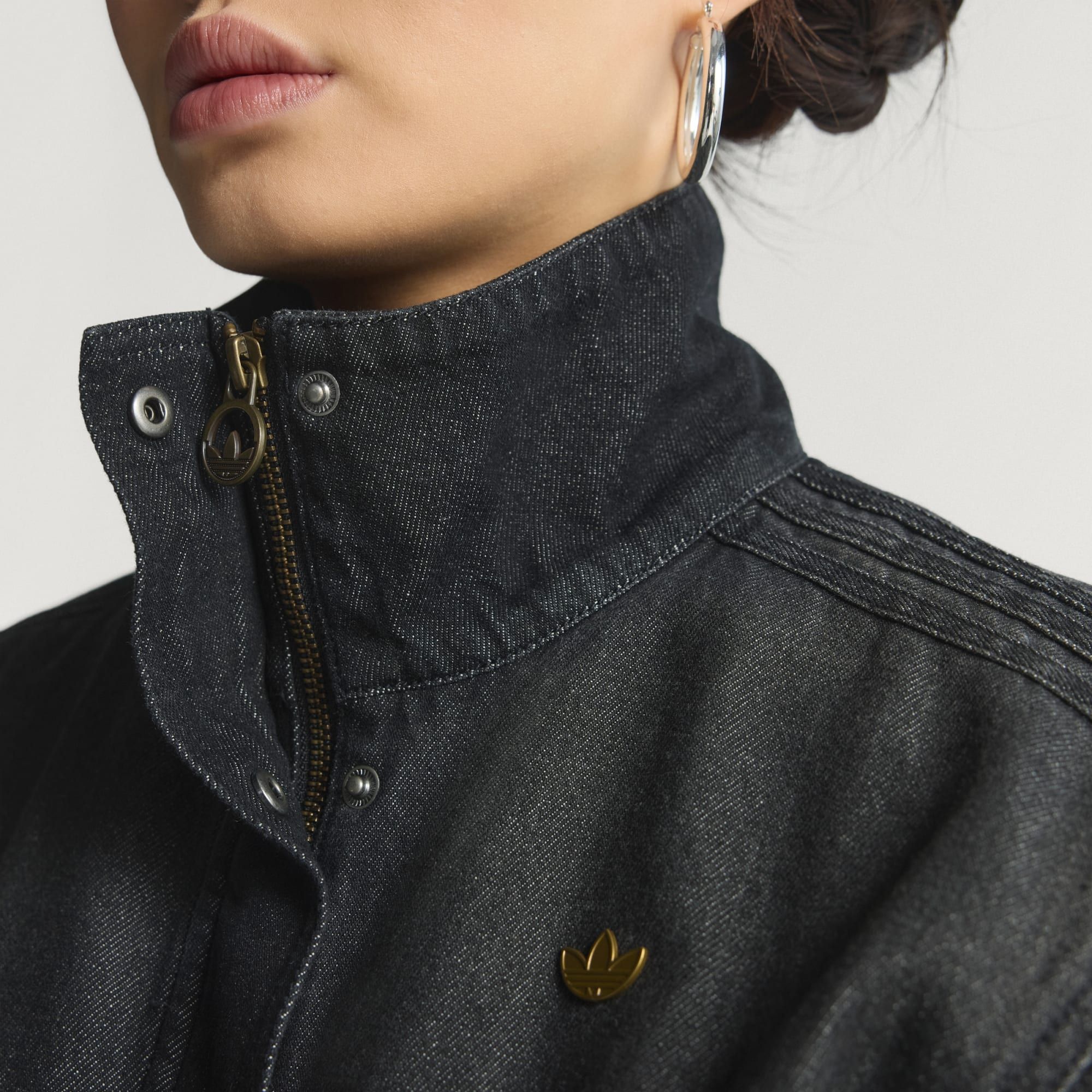  ÁO TRACKTOP NỮ DENIM 