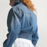 ÁO TRACKTOP NỮ DENIM 