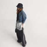  ÁO TRACKTOP NỮ DENIM 