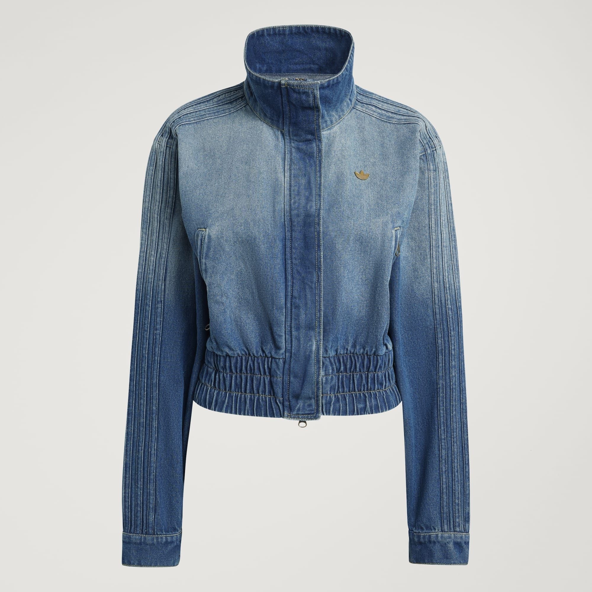  ÁO TRACKTOP NỮ DENIM 