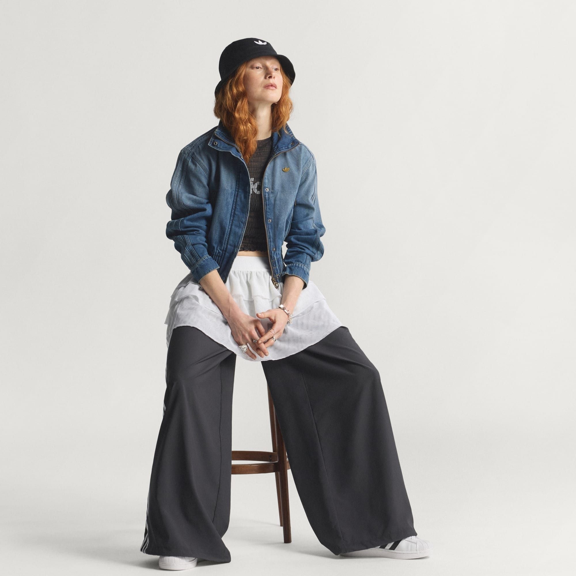  ÁO TRACKTOP NỮ DENIM 