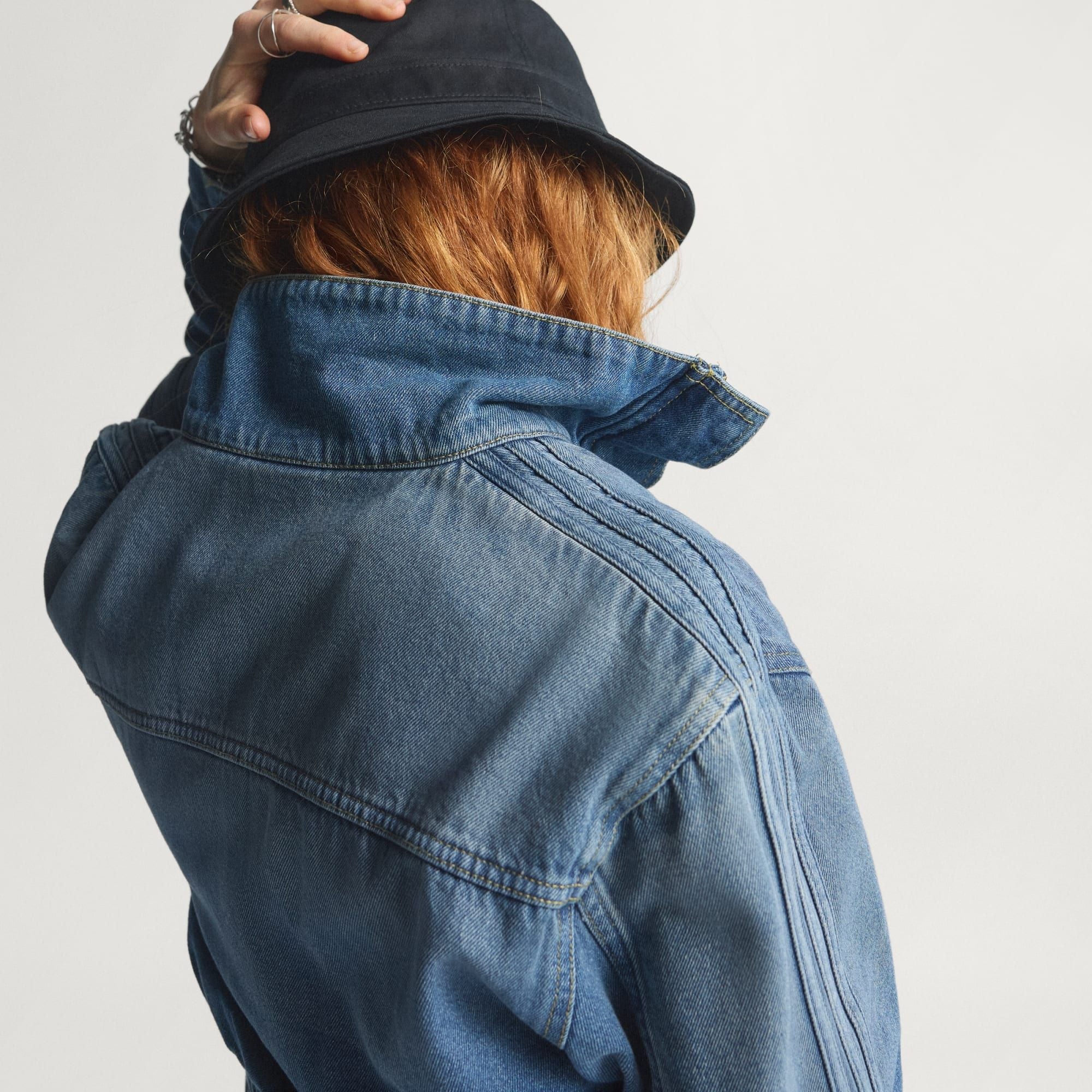  ÁO TRACKTOP NỮ DENIM 
