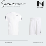  BỘ ĐỒ XUÂN HÈ NAM ADIDAS 3 SOC TENNIS CLUB JE0413 & JE0408 