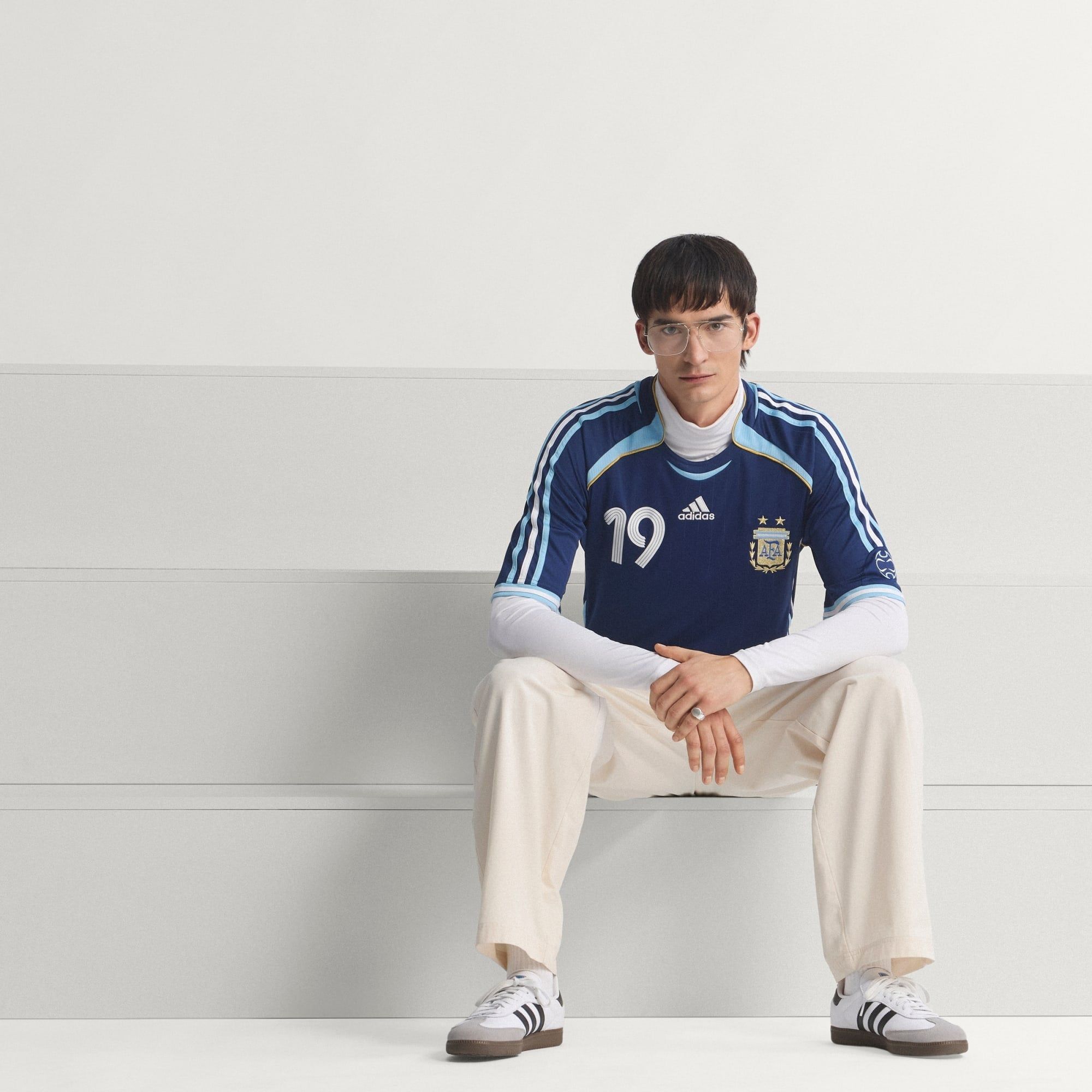  Áo Đấu Nam Sân Khách Argentina 2006 Phiên Bản Messi 