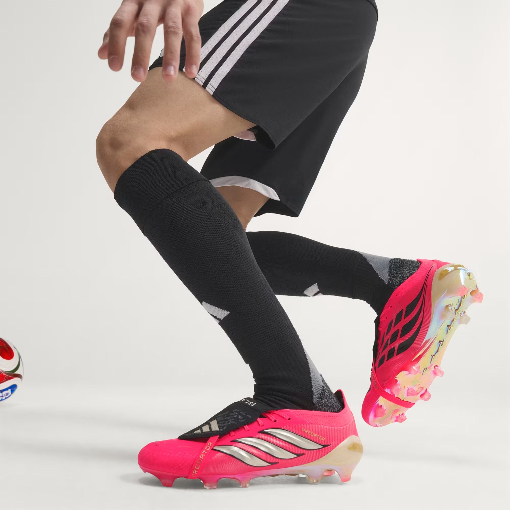  GIÀY BÓNG ĐÁ UNISEX ADIDAS FIRM GROUND PREDATOR ELITE LƯỠI GÀ GẬP - JP6237 