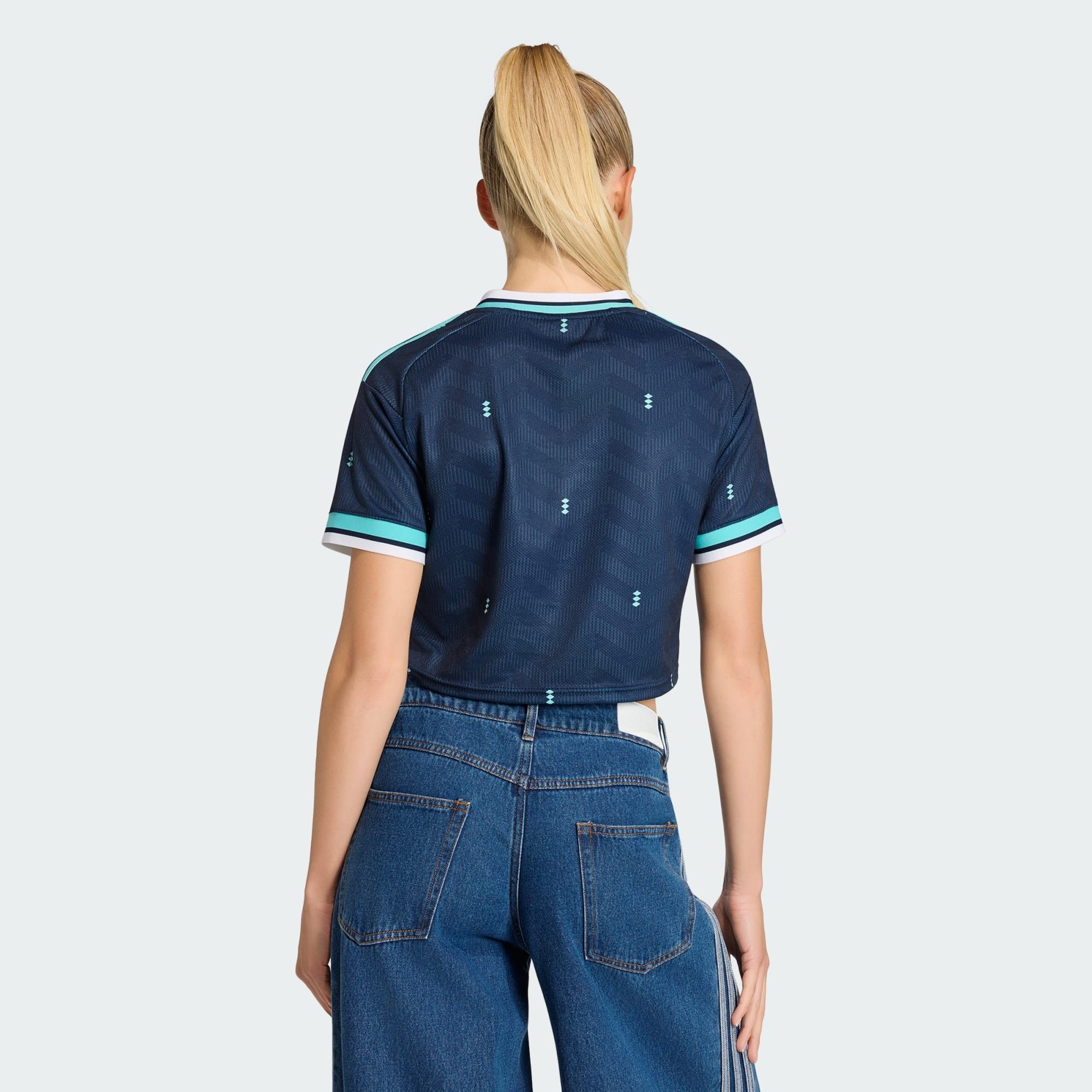  Áo Đấu Nữ Sân Khách Dáng Lửng Đội Tuyển Đức 26 